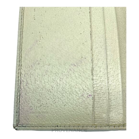 🔴 Gucci Pocket Organizer Wallet - GG Canvas White - Picture 6 of 7